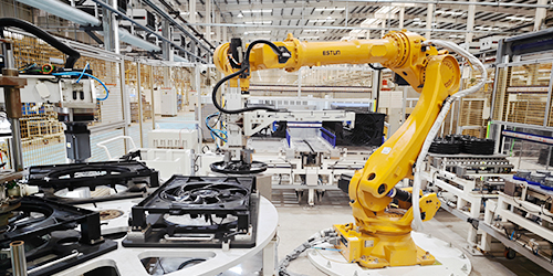 冷凝風(fēng)扇組裝裝配線（機(jī)械手）